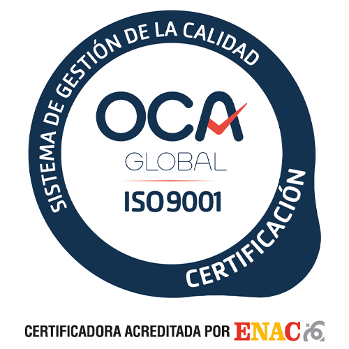 Certificación OCA Global ISO 9001 ENAC